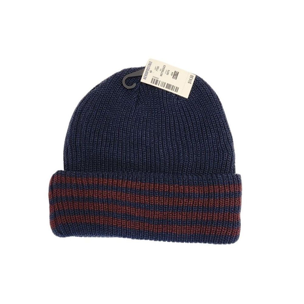 Aeropostale NWT Winter Cap, Unisex, Navy Blue